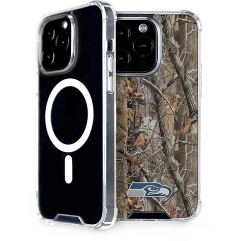 NFL Seattle Seahawks Realtree AP Camo iPhone 15 Pro MagSafe Case
